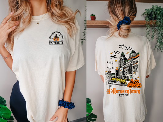 Halloweentown Front and Back - Full Color Transfer