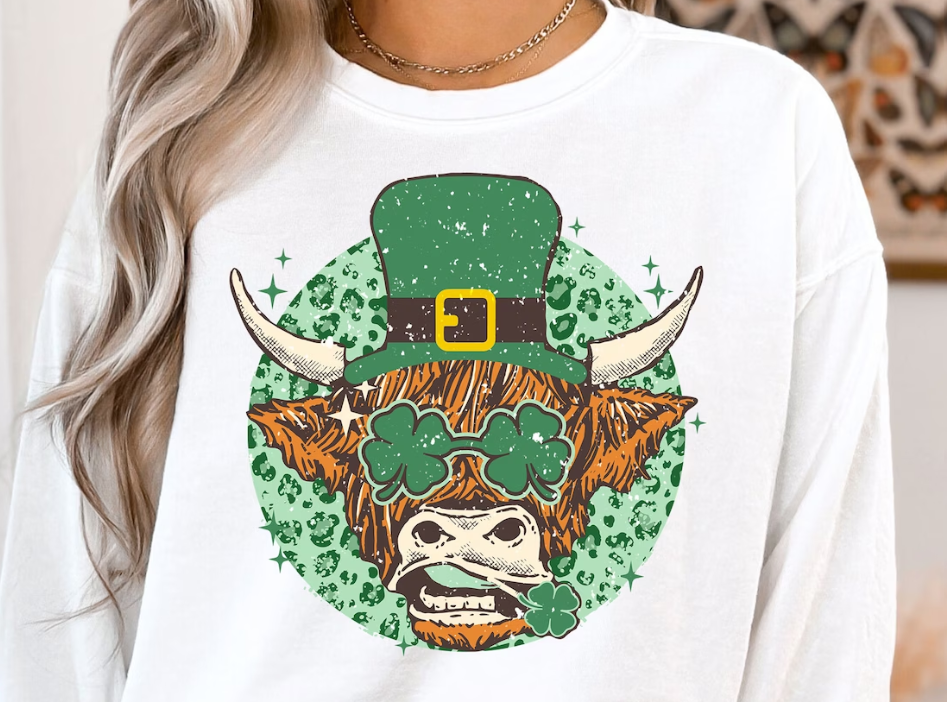 Lucky Cow- Full Color Heat Transfer