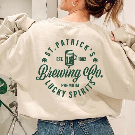 St Patty Brewing Company- Full Color Heat Transfer