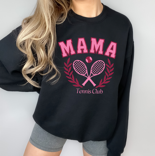 Mama Tennis Club - Full Color Heat Transfer