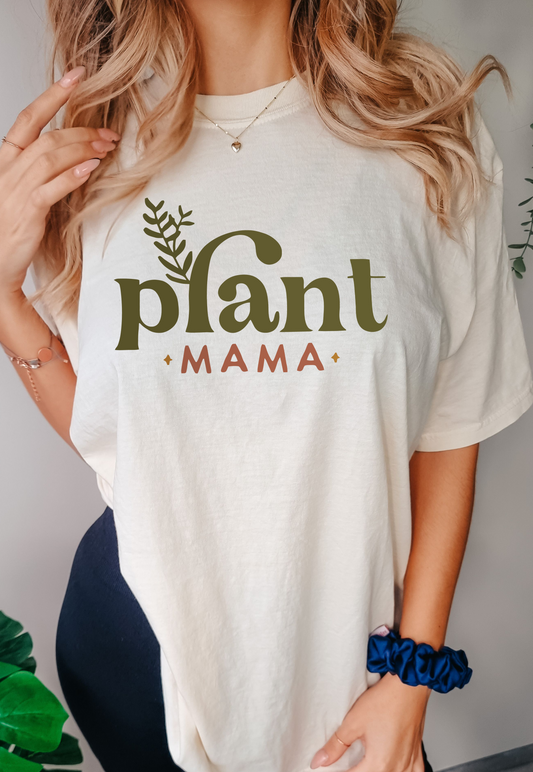 Plant Mama -  Full Color Heat Transfer