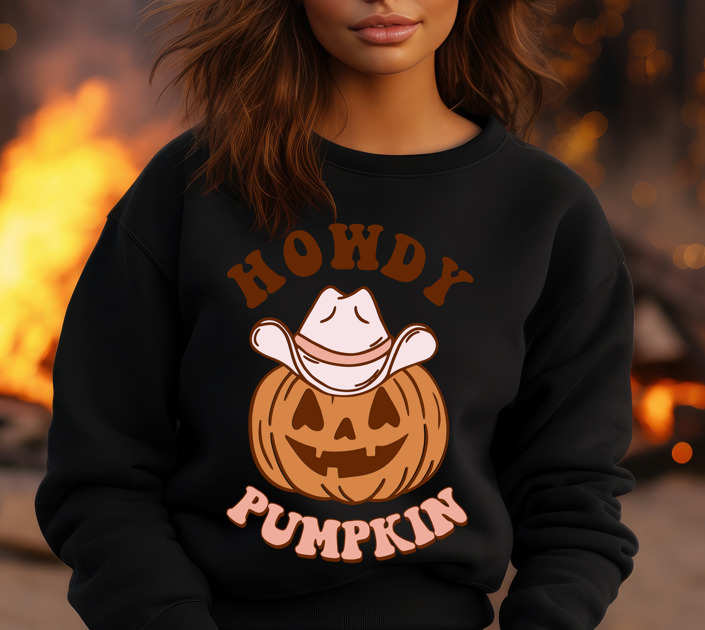 Howdy Pumpkin - Full Color Transfer