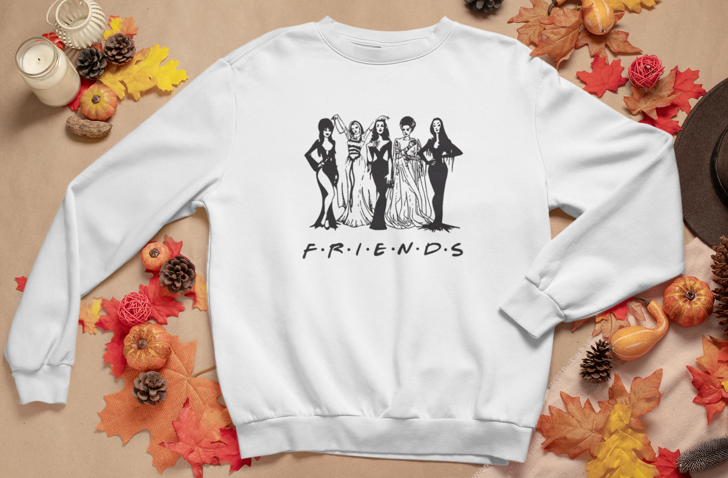 Female Villians "Friends" - Halloween Screen Print Transfer