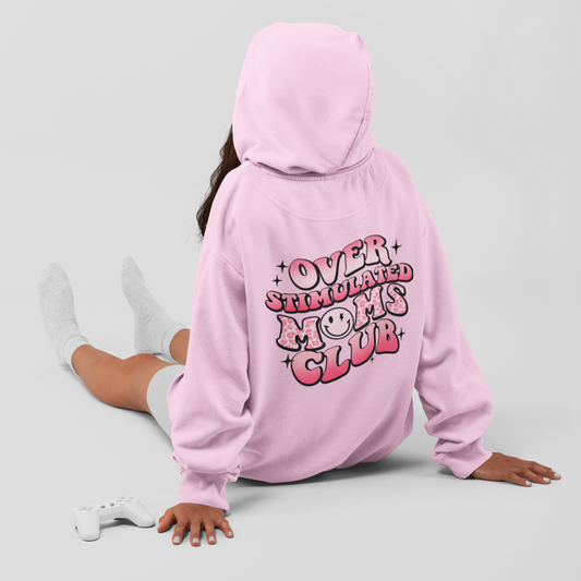 Overstimulated Moms Club - Full Color Heat Transfer
