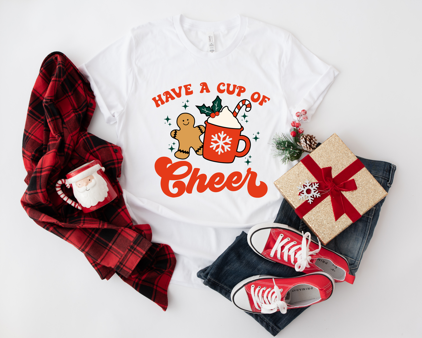 Have a Cup of Cheer Full Color Heat Transfer