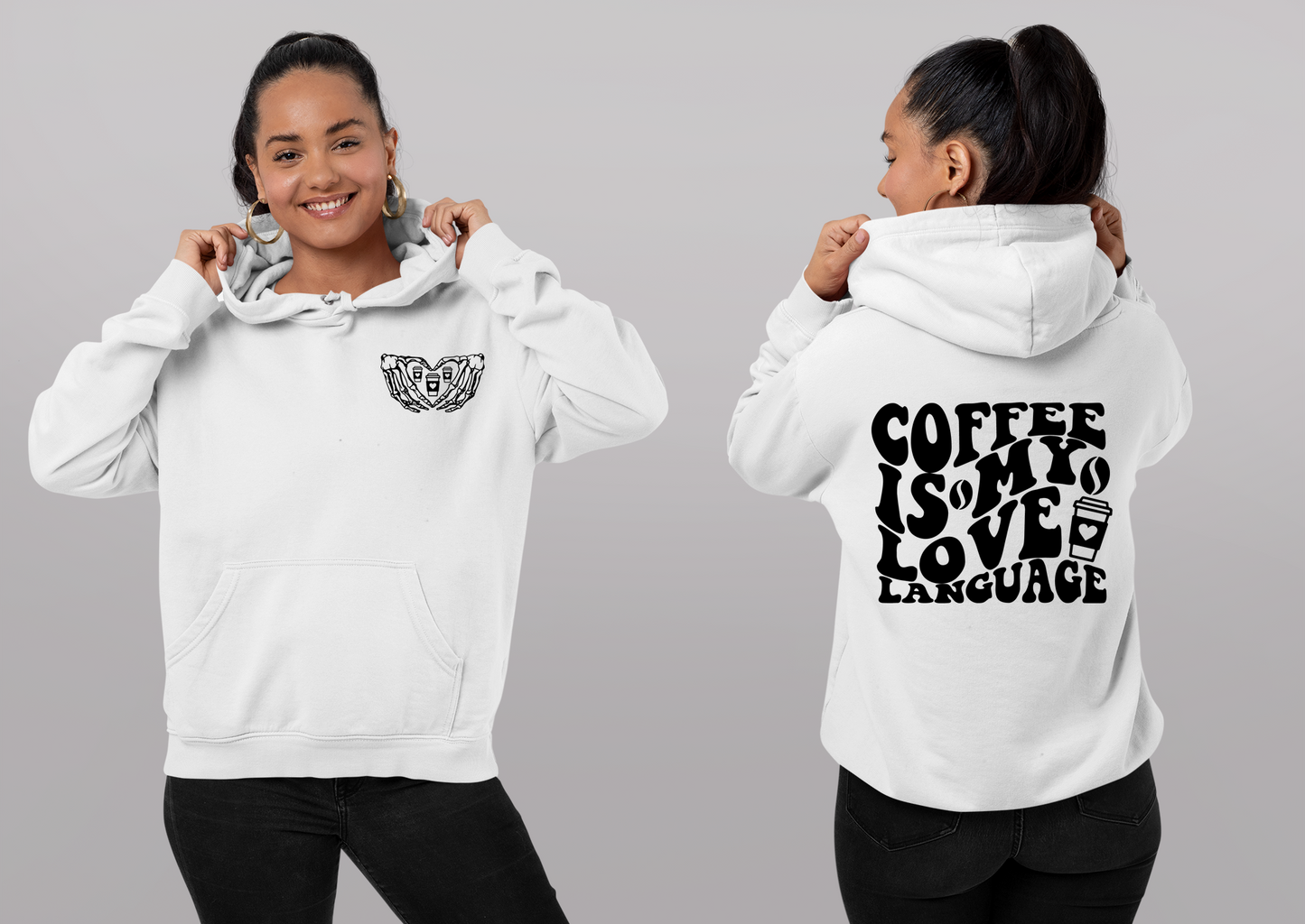 Coffee is My Love Language  - Full Color Heat Transfer
