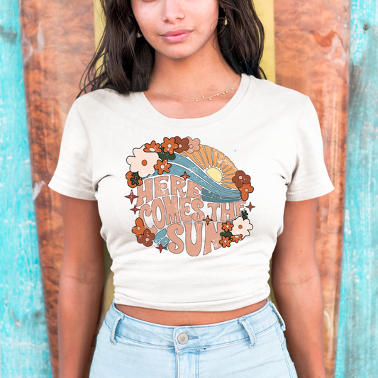 Here Comes The Sun - Full Color Heat Transfer