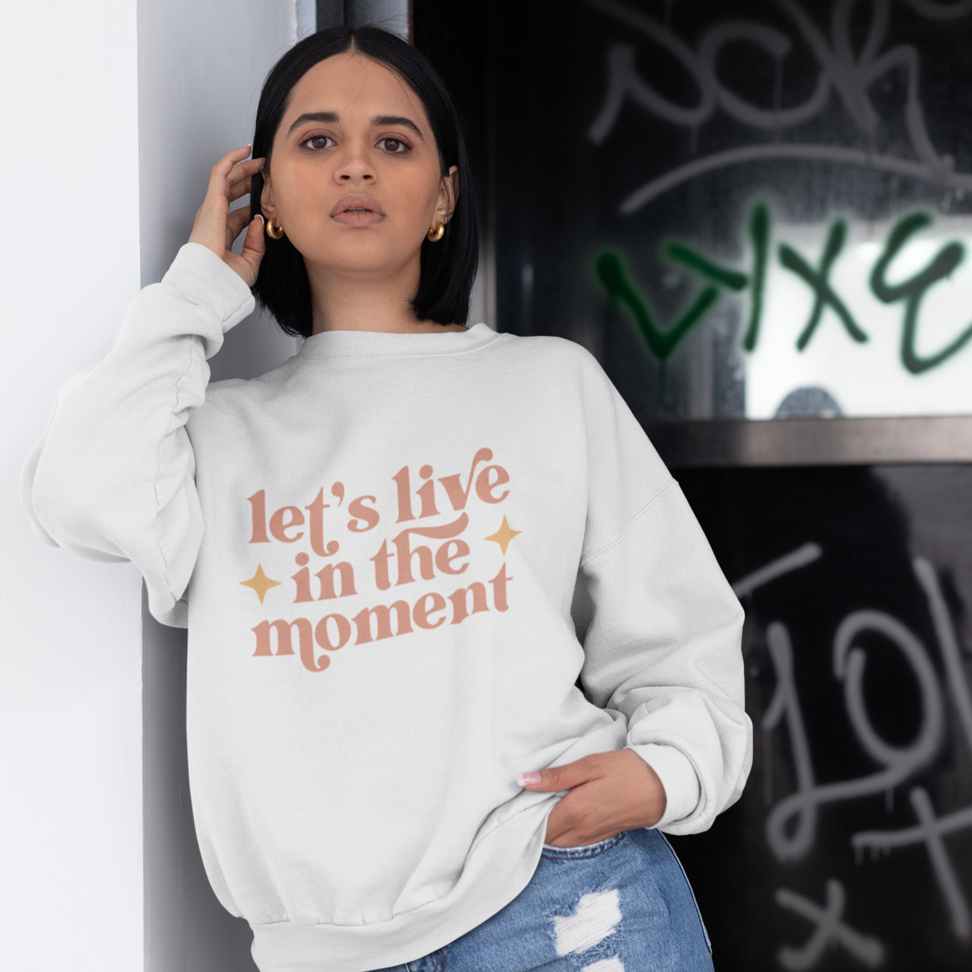 Lets Live in the Moment- Full Color Heat Transfer